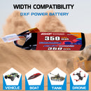 DXF 350mAh 4S 70C 15.2V Lipo Battery Pack for FPV LiPo Battery