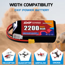 DXF 2200mAh 3S 150C 11.1V Lipo Battery Pack for FPV LiPo Battery