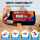 DXF 550mAh 3S 90C 11.1V Lipo Battery Pack for FPV LiPo Battery