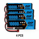 DXF 2S 7.6V 10000mAh 150C Blue Version Hardcase LiPo Battery with Deans T-Plug for 1/8 RC Cars, Boats, Trucks (1-6 Pack Available)