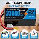 (CN)DXF 14S Lipo Battery 51.8V 10C 33000mAh Soft Case Battery  for Drone UAV FPV Car Truck Tank RC Semi solidstate Battery Racing Hobby