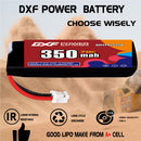 DXF 350mAh 2S 70C 7.6V Lipo Battery Pack for FPV LiPo Battery