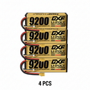 DXF 3S 11.4V 9200mAh 140C Blue Series Graphene Hardcase LiPo Battery with XT90 Plug for 1/8 1/10 RC Cars, Trucks, Buggies & Boats (1-6 Pack Available)