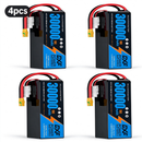 (CN)DXF 12S 리튬 폴리머 배터리 46.2V 15C 30000mAh 소프트 케이스 배터리 (드론 UAV FPV 자동차 트럭 탱크 RC 반고체 배터리 레이싱 취미용)