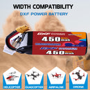 DXF 450mAh 6S 80C 22.8V Lipo Battery Pack for FPV LiPo Battery