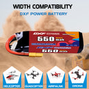 DXF 550mAh 5S 90C 18.5V Lipo Battery Pack for FPV LiPo Battery