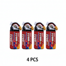 DXF 6S 22.2V 2200mAh 150C Graphene Softcase LiPo Battery with XT60 Plug for FPV Racing Drones, Quadcopters & RC Planes (1-6 Pack Available)