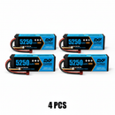 DXF 3S 11.1V 5250mAh 140C Graphene Hardcase LiPo Battery with Deans / T-Plug for 1/8 1/10 RC Cars, Trucks, Buggies & Boats (1-6 Pack Available)