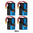 DXF SEMI-SOLID 12S 44.4V 70000mAh 5C Soft Case LiPo Battery with 8AWG Wire for UAVs & Drones (1-6 Pack)