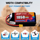 DXF 1850mAh 3S 140C 11.1V Lipo Battery Pack for FPV LiPo Battery