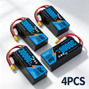 DXF SEMI-SOLID 6S 22.2V 30000mAh 5C Soft Case LiPo Battery with 8AWG Wire for UAVs & Drones (1-6 Pack)