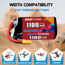 DXF 1100mAh 5S 140C 18.5V Lipo Battery Pack for FPV LiPo Battery