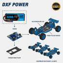 DXF 4S 14.8V 6200mAh 80C Hardcase LiPo Battery with 10AWG EC5 for 1/8 1/10 RC Cars, Trucks, Buggies (1-6 Pack Available)