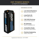 DXF LiPo Battery 2S2P HV 7.6V 6300mAh 130C Graphene Gray with 5mm Bullet / EC5 / T / TRX / XT60 / XT90 / XT150 / Q8s Plug for RC 1/10 1/8 Scale Car Racing