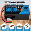 (CN)DXF 6S Lipo Battery 22.2V 10C 50000mAh Soft Case Battery  for Drone UAV FPV Car Truck Tank RC Buggy Truggy Racing Hobby