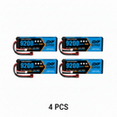 DXF 2S 7.6V 9200mAh 140C Hardcase LiPo Battery with 10AWG XT90 for 1/8 RC Cars, Boats, Trucks (2/4/6 Pack Available)
