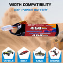 DXF 450mAh 4S 80C 15.2V Lipo Battery Pack for FPV LiPo Battery