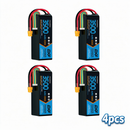 DXF 6S 22.2V 3500mAh 140C Gold Version Graphene LiPo Soft Case Battery with 12AWG XT60 Plug for RC Car Boat Airplane FPV Racing Drone (1-6 Pack Available)