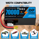 (CN)DXF 14S Lipo Battery 51.8V 10C 70000mAh Soft Case Battery  for Drone UAV FPV Car Truck Tank RC Semi solidstate Battery Racing Hobby