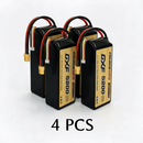 DXF 3S 11.1V 5200mAh 100C Gold Version Graphene LiPo Soft Case Battery with 10AWG XT60 Plug for 1/8 1/10 RC Car Buggy Truck Boat Drone (1-6 Pack Available)