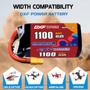 DXF 1100mAh 5S 60C 19.0V Lipo Battery Pack for FPV LiPo Battery