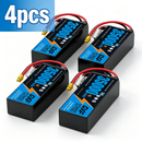 DXF 6S 22.2V 35000mAh 5C Soft Case LiPo Battery with 8AWG Wire for Toy Cars, Boats, UAVs & Drones (1-6 Pack)