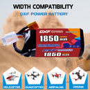 DXF 1850mAh 4S 140C 14.8V Lipo Battery Pack for FPV LiPo Battery