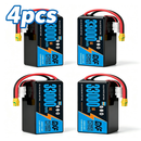 DXF 14S 51.8V 33000mAh 5C Semi-Solid-State Soft Case LiPo Battery with 8AWG Plug Options for Heavy-Lift Drone UAV Agricultural Multirotor (1-6 Pack Available)
