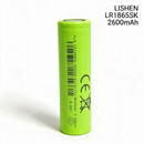 LISHEN LR1865SK 2600mAh 5.2A 18650 Li-ion Cell for Protected Portable Electronics, Backup Power & Battery Packs (1–100 PCS)
