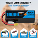 (CN)DXF 6S Lipo Battery 22.8V 100C 10000mAh Soft Case Battery  for Drone UAV FPV Car Truck Tank RC Buggy Truggy Racing Hobby