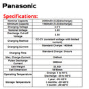 100% Original 3.7V 18500 2040mah Lithium ion Battery For Panasonic NCR18500A 3.6V Battery for Toy Torch Flashlight ect