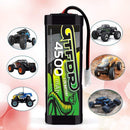 (UK)GTFDR Lipo Battery 7.2V 4500MAH lipo Hardcase with  Tymia  Plug for Rc 1/8 1/10 Buggy Truck Car Off-Road Drone