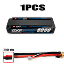 (CN)DXF 5mm 2S 8000mAh 7.6V 130C Batteria LCG Lipo ad Alta Capacità Hardcase con XT90 Spina per 1:8 Scala RC Auto, Multi-Rotore RC Aeroplano, RC Elicottero, RC Barca