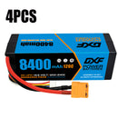 (CA)DXF Lipo Battery 4S 14.8V 8400mAh 120C/240C HardCase Lipo Battery for RC HPI HSP 1/8 1/10 Buggy RC Car Truck