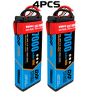 (PL)DXF Lipo Battery 2S 7.4V 7000mAh 100C/200C Hardcase Battery Graphene Battery Deans/T Plug for Rc Truck Drone 1/10 1/8 Scale Traxxas Slash 4x4 RC Car Buggy truggy