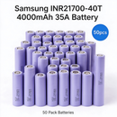 Samsung INR21700-40T 4000mAh 35A Li-ion Battery for Power Tools, E-Bikes & DIY Battery Packs (1-100 PCS)