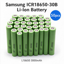 Samsung ICR18650-30B 3000mAh 6A Li-ion Battery for Flashlights, Power Banks & DIY Battery Packs (1-100 PCS)