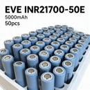 EVE INR21700-50E 5000mAh 15A Li-ion Battery for E-Bikes, Scooters & DIY Battery Packs (1-100 PCS)