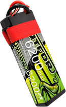 (JP)GTFDR Lipo Battery 2S 7.4V 6200MAH 100C  lipo Hardcase with  DEANS/T Plug for Rc 1/8 1/10 Buggy Truck Car Off-Road Drone