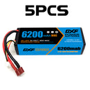 (CA)DXF Lipo Battery 3S 11.1V 6200MAH 80C  lipo Hardcase Deans/T Plug for Rc 1/8 1/10 Buggy Truck Car Off-Road Drone