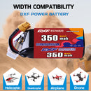 DXF 350mAh 2S 60C 7.4V Lipo Battery Pack for FPV LiPo Battery