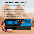 (CN)DXF 6S Lipo Battery 22.8V 100C 10000mAh Soft Case Battery  for Drone UAV FPV Car Truck Tank RC Buggy Truggy Racing Hobby