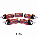 DXF 4S 14.8V 2200mAh 150C Softcase LiPo Battery with XT60 for RC Cars, Boats, Trucks (1-6 Pack Available)