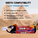 DXF 350mAh 4S 70C 15.2V Lipo Battery Pack for FPV LiPo Battery