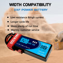 (PL)DXF 2S 9200mAh 7.6V 130C Batteria Lipo ad Alta Capacità Hardcase con XT90 Spina per 1:8 Scala RC Auto, Multi-Rotore RC Aeroplano, RC Elicottero, RC Barca