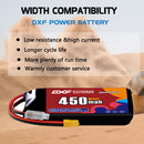 DXF 450mAh 3S 80C 11.4V Lipo Battery Pack for FPV LiPo Battery