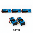 DXF 3S 11.1V 7200mAh 80C Hardcase LiPo Battery with 10AWG XT90 for 1/8 1/10 RC Cars, Trucks, Buggies (1-6 Pack Available)