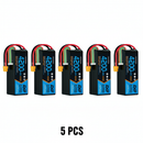 DXF 6S 22.2V 4200mAh 100C Graphene Soft Case LiPo Battery with XT60 Plug for 1/8 1/10 RC Cars, Trucks, Buggies & Drones (Multi-Pack Options)