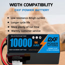 (CN)DXF 6S Lipo Battery 22.2V 15C 10000mAh Soft Case Battery  for Drone UAV FPV Car Truck Tank RC Buggy Truggy Racing Hobby