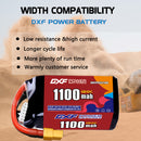 DXF 1100mAh 5S 120C 18.5V Lipo Battery Pack for FPV LiPo Battery
